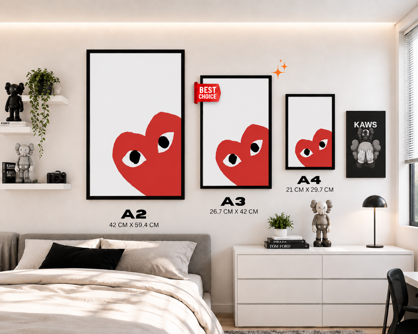 Comme des Garçons Heart Red