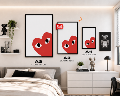 Comme des Garçons Heart Red