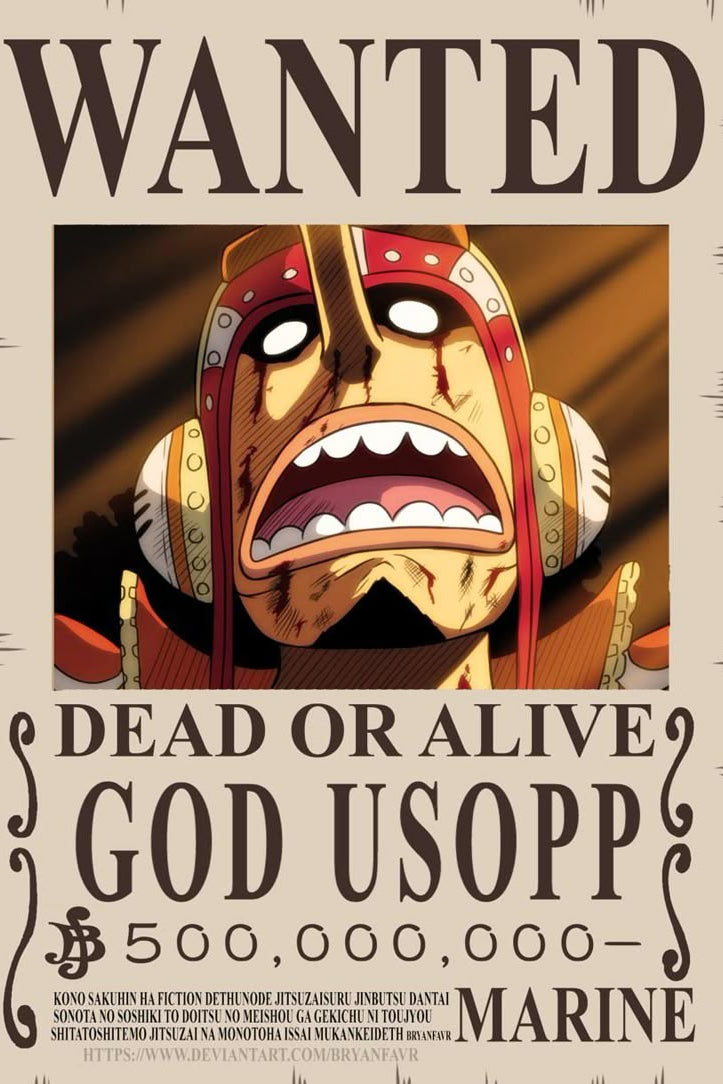 God Usopp WANTED
