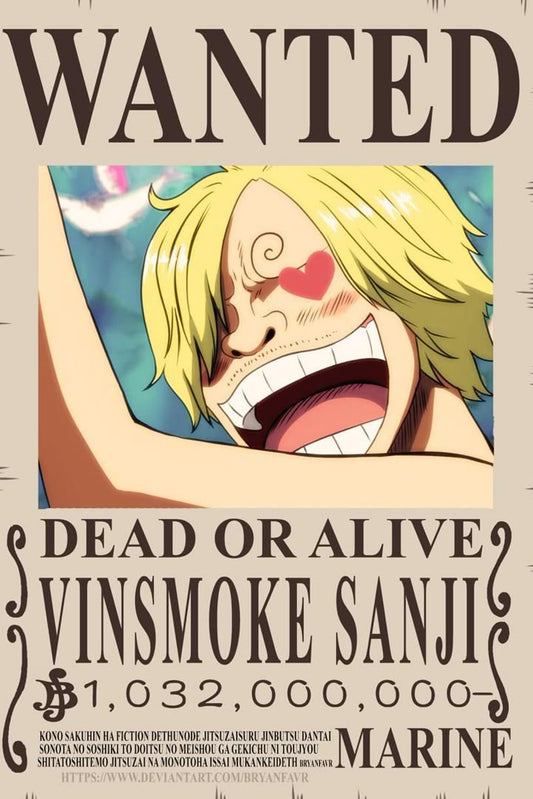Vinsmoke Sanji  WANTED