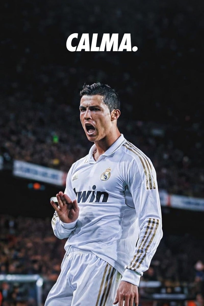 CRISTIANO RONALDO CALMA